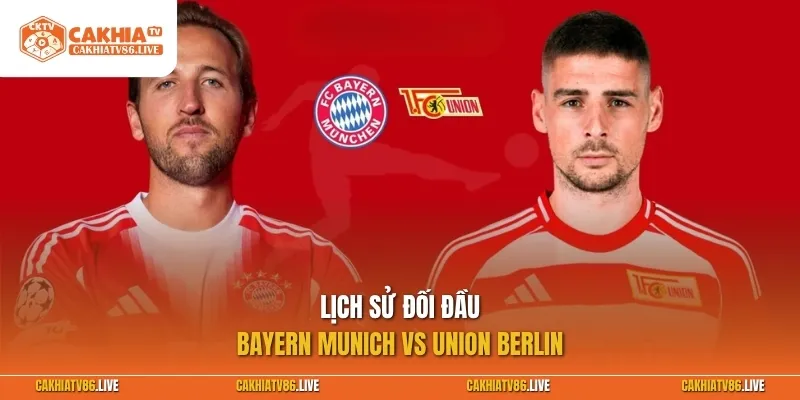 Lịch sử đối đầu Bayern Munich vs Union Berlin