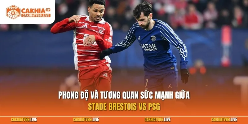 Phong độ và tương quan sức mạnh giữa Stade Brestois vs PSG