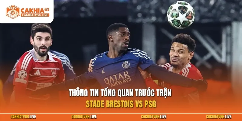 Thông tin tổng quan trước trận Stade Brestois vs PSG